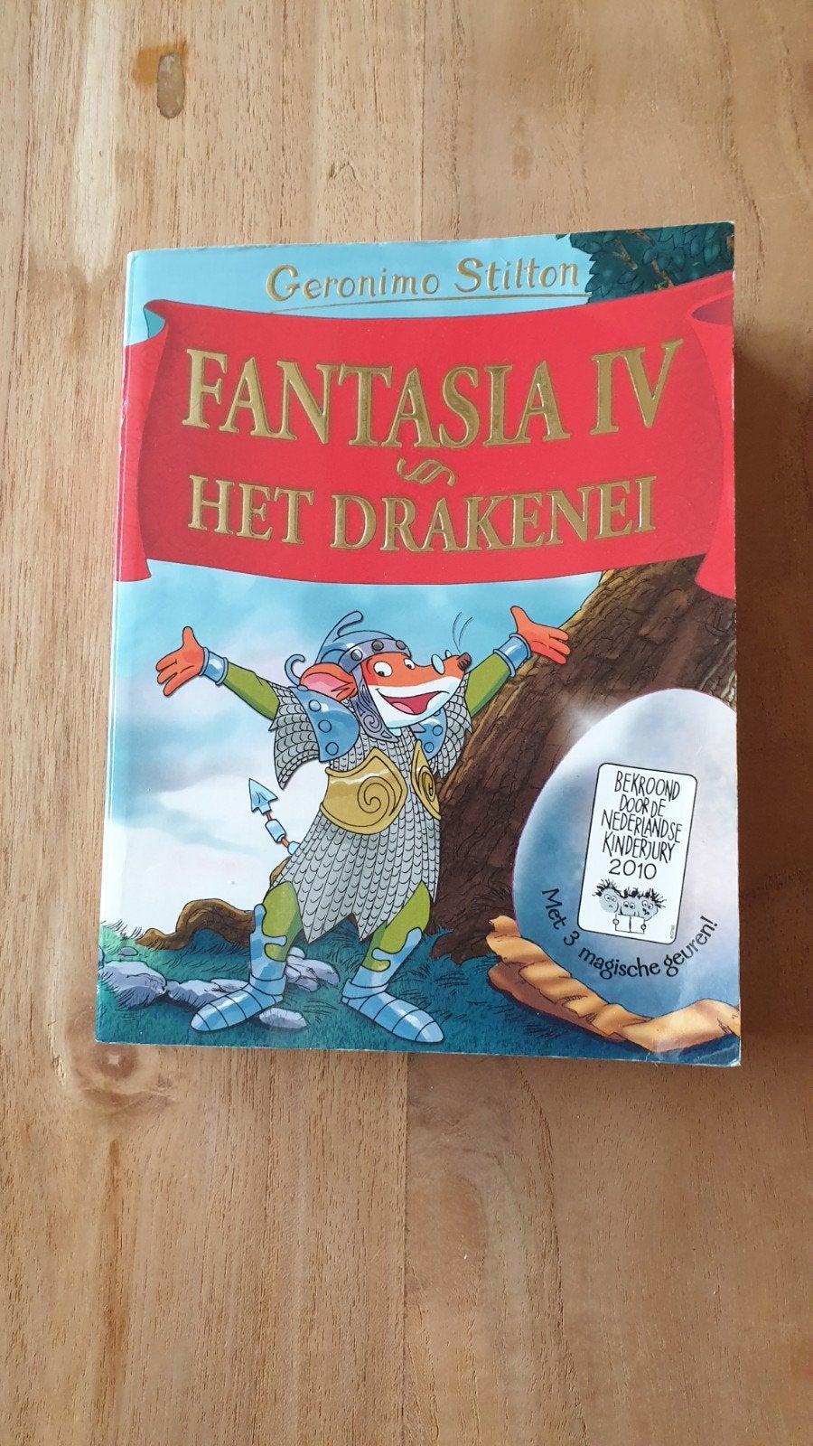 Geronimo Stilton - Fantasia IV: Het Drakenei, Ophalen of Verzenden, Zo goed als nieuw, Geronimo Stilton, Fictie