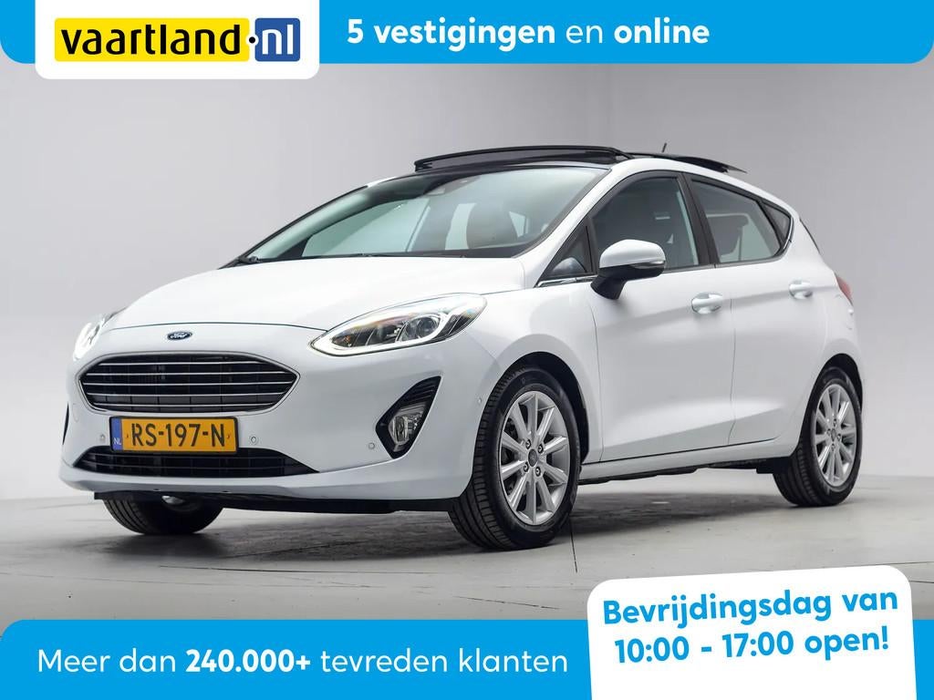 Ford Fiesta 1.0 EcoBoost 100pk Titanium 5-drs [ Panorama Cli, Auto's, 1063 kg, Gebruikt, Origineel Nederlands, Bedrijf