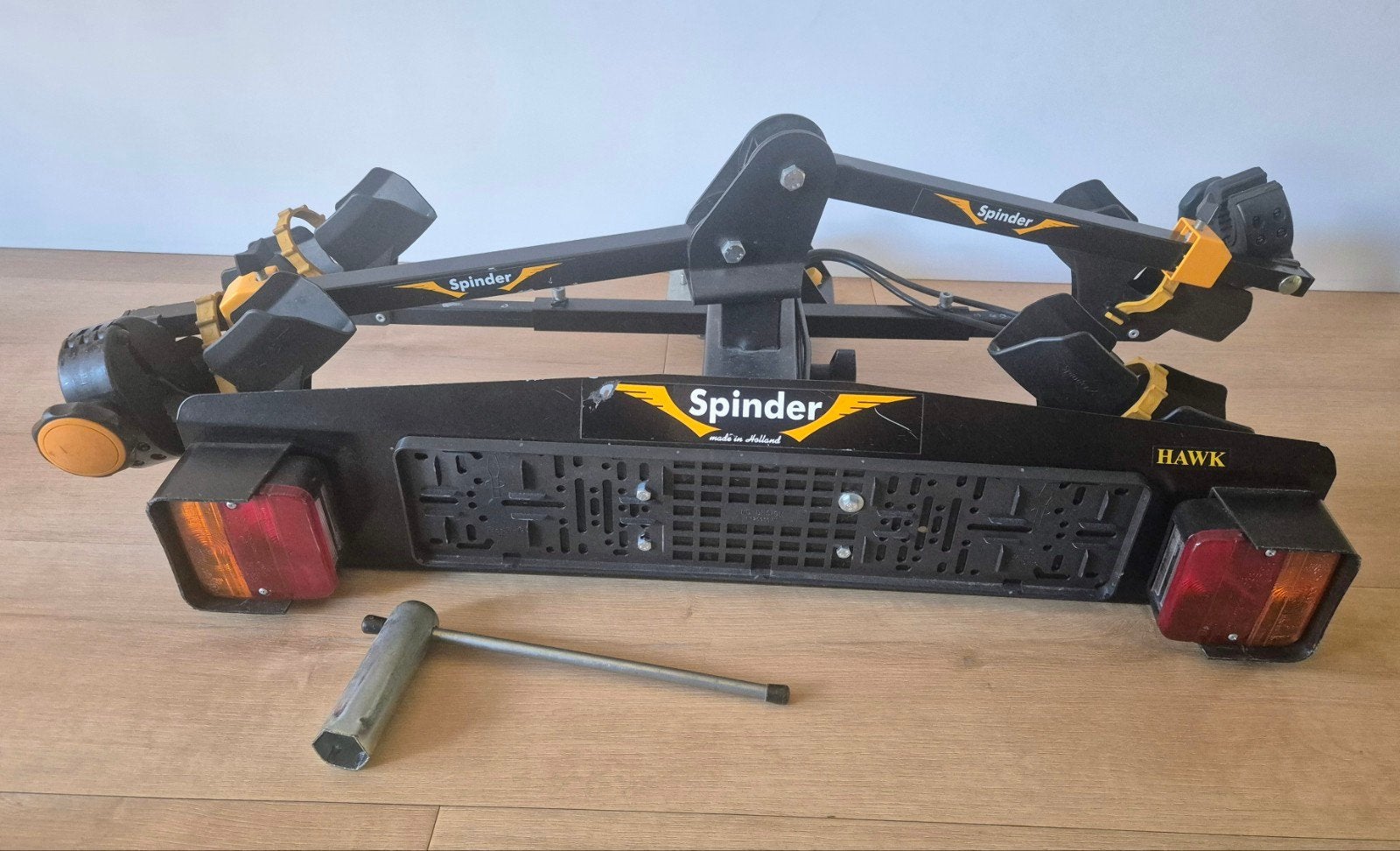 Spinder Hawk Trekhaak Fietsendrager - 2 Fietsen, Ophalen, 2 fietsen, Gebruikt, Trekhaakdrager