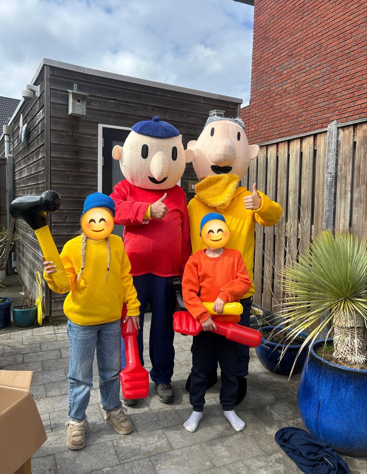 Buurman & Buurman set te huur voor feestje! En maak huisjes!, Ophalen, Kostuum, Overige