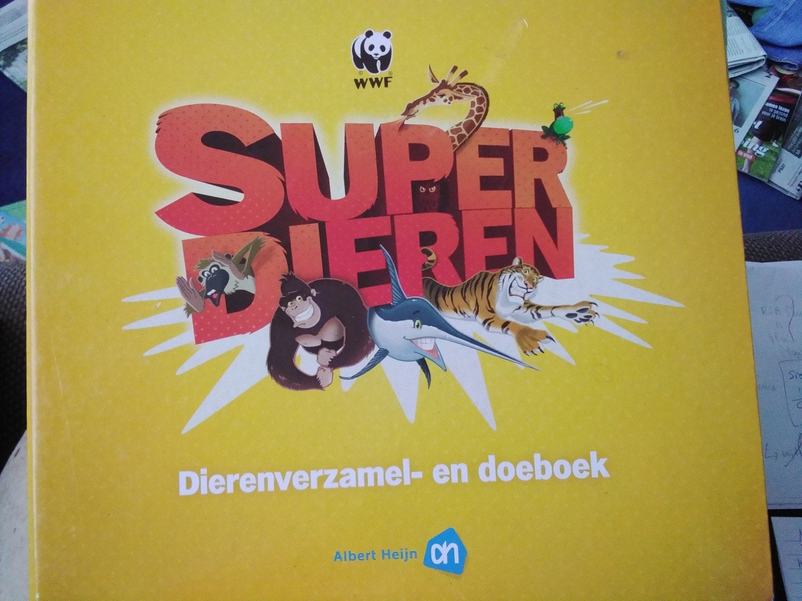 Albert Heijn Super Dieren verzamel- en doeboek, Verzamelen, Ophalen of Verzenden