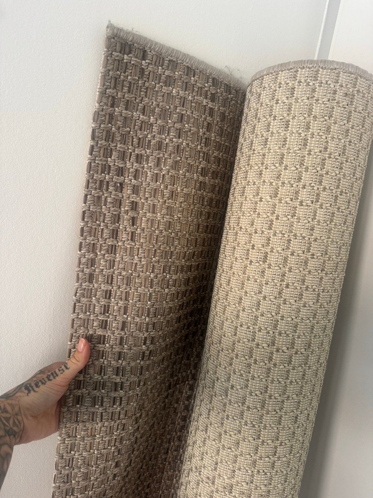 Vloerkleed/tapijt - 160 x 220 cm - Beige/Bruin, Huis en Inrichting, Stoffering | Tapijten en Kleden, Ophalen, Gebruikt, Beige