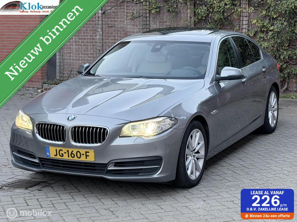 BMW 5-serie 528i High Executive NAP Automaat Clima Trekhaak, Automaat, Achterwielaandrijving, Euro 6, 4 cilinders
