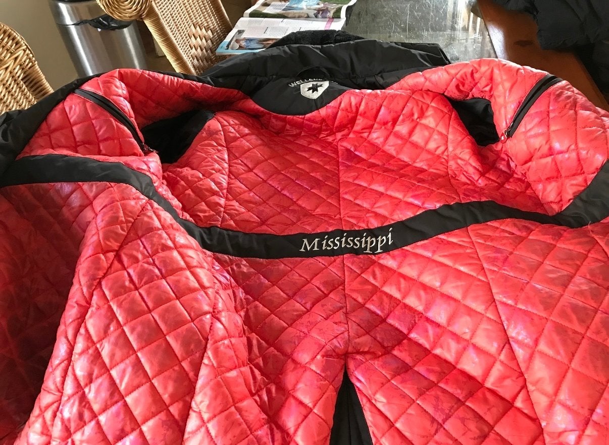 Wellensteyn Parka Bruin - Warme Winterjas met Rode Voering, Ophalen of Verzenden, Gedragen, Maat 46/48 (XL) of groter, Bruin