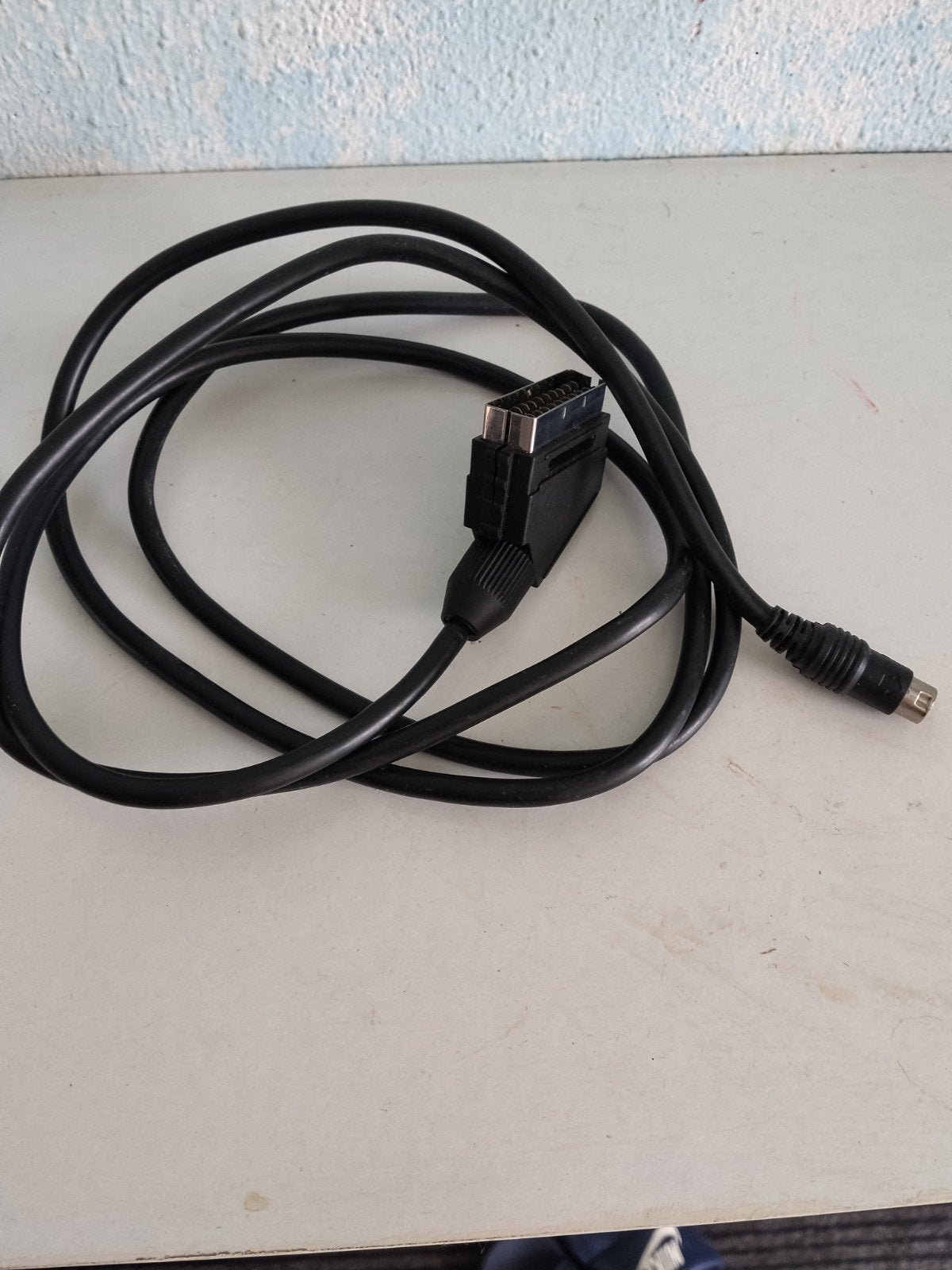 Scartkabel met S-Video adapter, Ophalen of Verzenden, Zo goed als nieuw, Minder dan 2 meter, Scartkabel