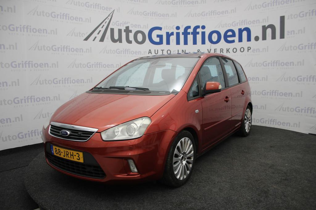 Ford C-MAX 1.8-16V Titanium zeer nette MPV met panoramadak m, Voorwielaandrijving, Stof, Gebruikt, 4 cilinders
