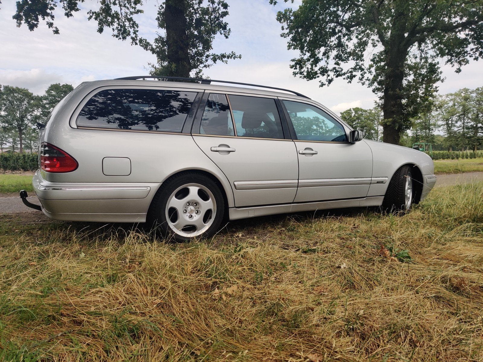 Mercedes-Benz Mercedes E430 Combi 2001 Grijs, Automaat, Achterwielaandrijving, Leder, Stationwagon