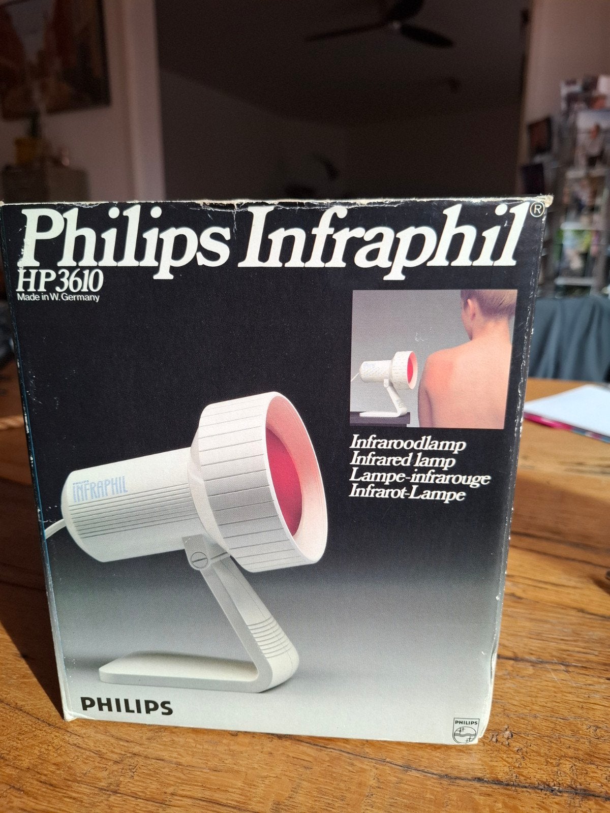 Philips Infraphil infraroodlamp HP3610, Ophalen, Scheren en Epileren