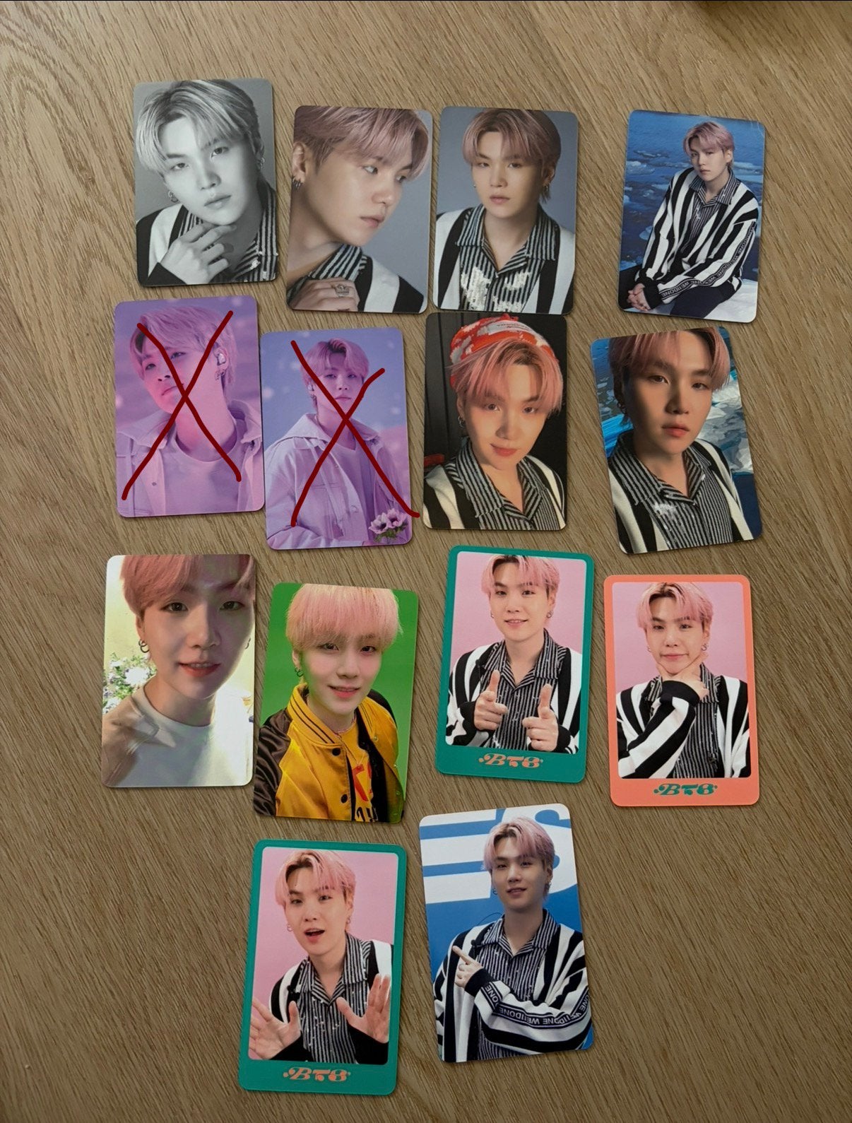 BTS D’ICON fotokaarten Suga, Ophalen of Verzenden, Zo goed als nieuw, Foto of Kaart