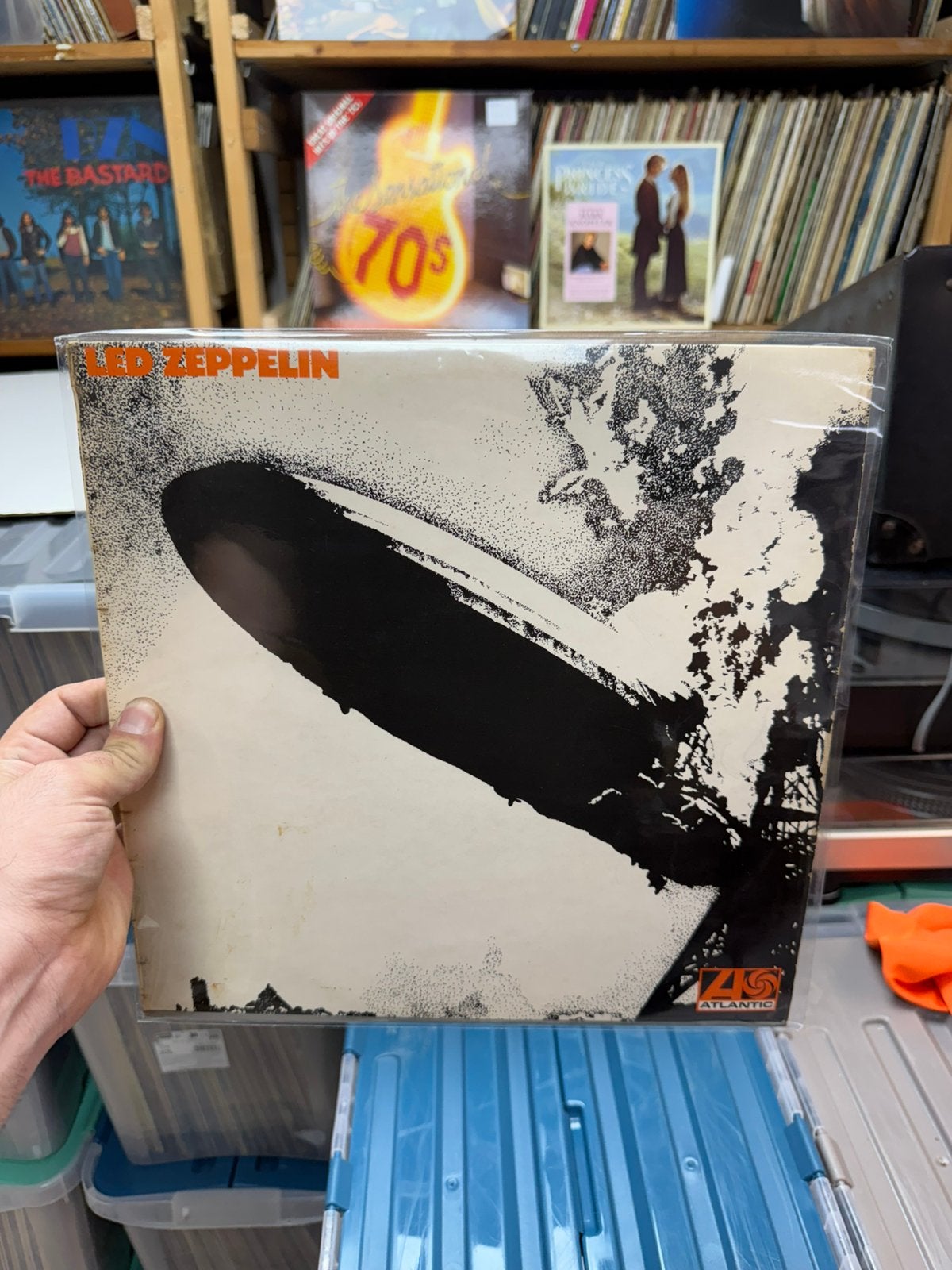 Led Zeppelin - Led Zeppelin 1 - LP - UK, Ophalen of Verzenden, Gebruikt, 12 inch, Poprock