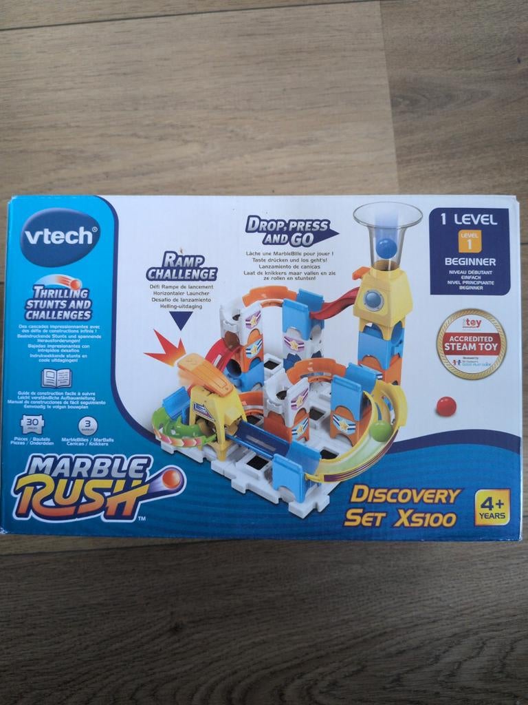 VTech Knikkerbaan Marble Rush Level 1 Discovery Set XS100, Ophalen