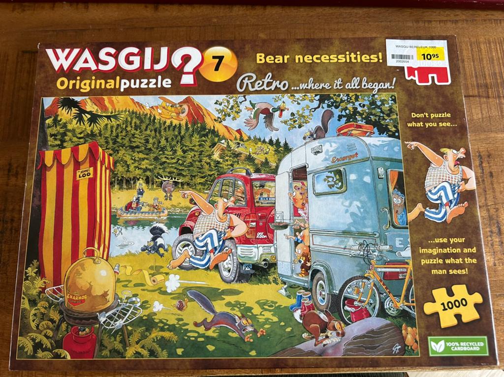 Nieuwe Wasgij Retro nr. 7 Bereleuk puzzel, Ophalen of Verzenden, 500 t/m 1500 stukjes, Nieuw, Legpuzzel