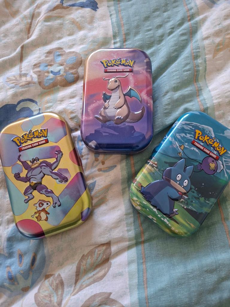 Lege Pokémon Tins, Ophalen of Verzenden, Gebruikt, Overige typen