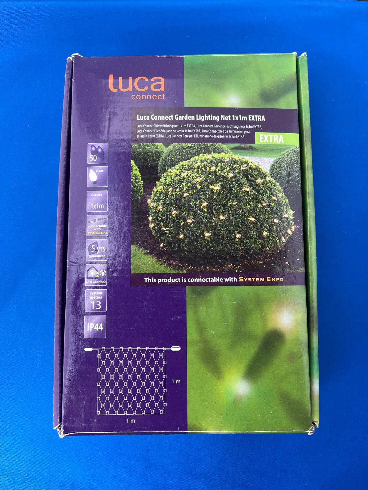 Luca Connect Garden Lighting Net 1x1m EXTRA - Buitenverlicht, Kunststof, Minder dan 50 watt, Overige typen, Nieuw