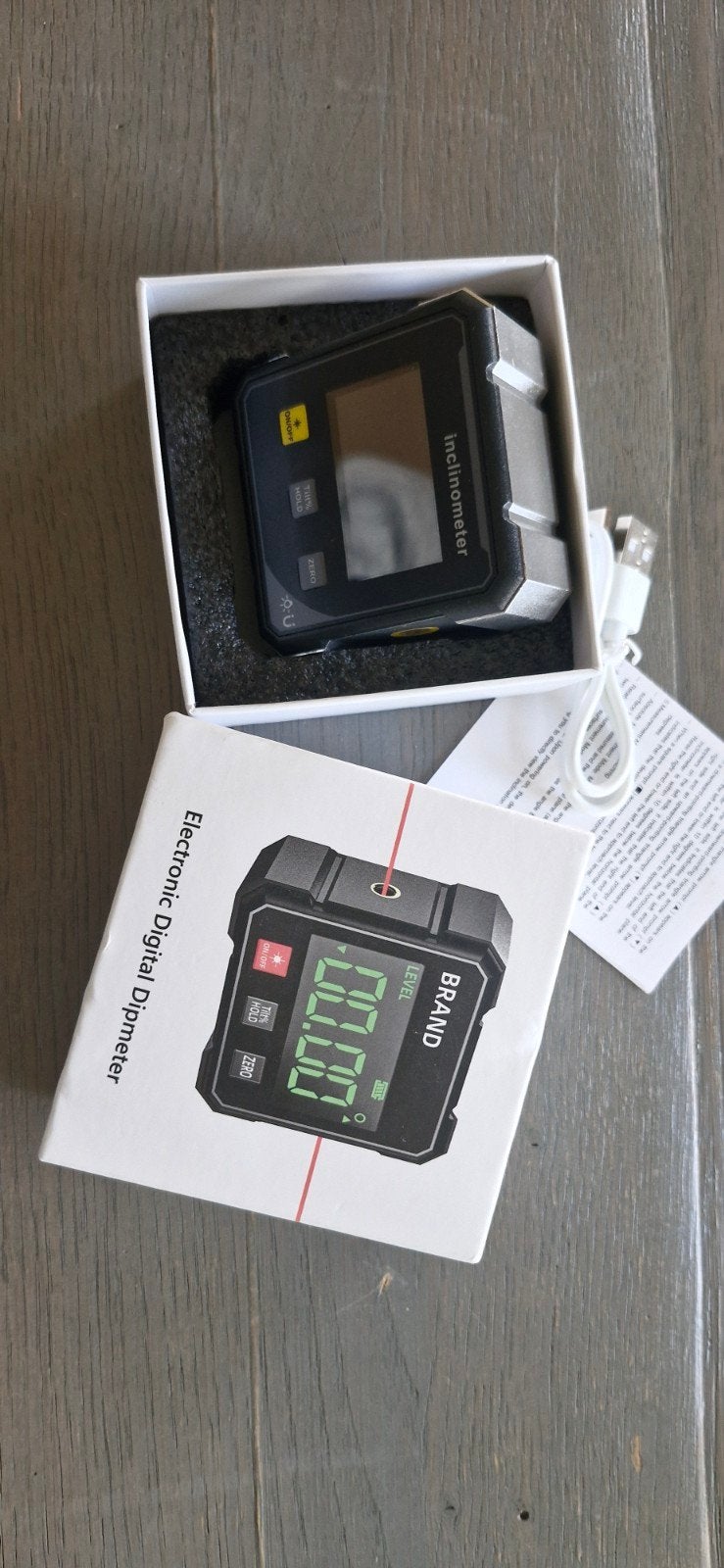 Digitale Hoekmeter/Inclinometer met Laser, Ophalen of Verzenden, Nieuw