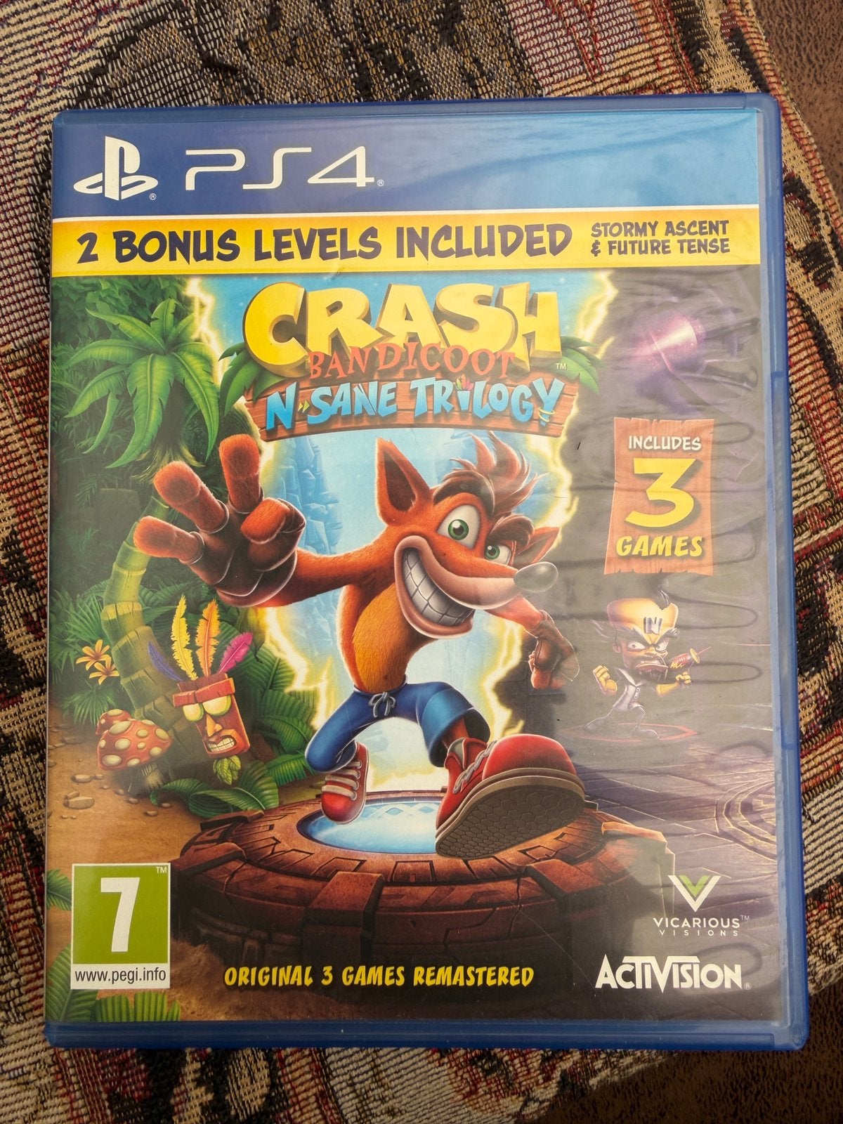 Ps4 game Crash Bandicoot, Spelcomputers en Games, Games | Sony PlayStation 4, 1 speler, Zo goed als nieuw, Vanaf 7 jaar, Ophalen
