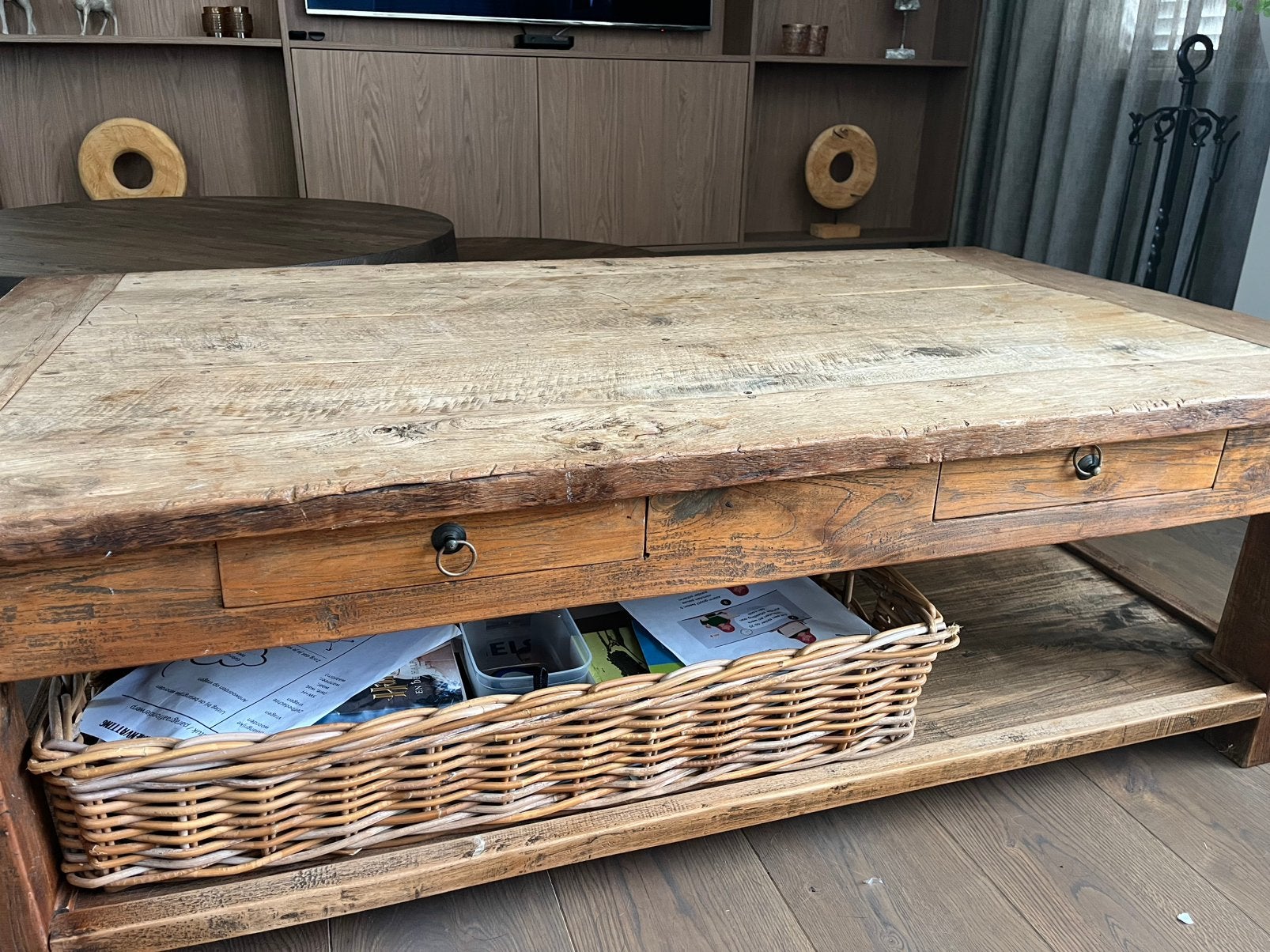 Super mooie zware salontafel, Ophalen, 50 – 75, 100 tot 150 cm, 50 tot 100 cm