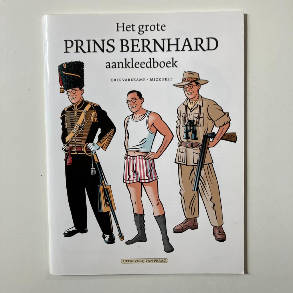 Het grote Prins Bernhard aankleedboek, Verzamelen, Verzenden, Zo goed als nieuw, Tijdschrift of Boek