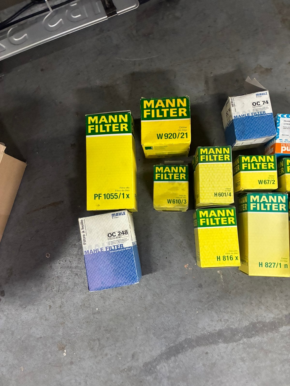 Mann mahle en purglux filters, Ophalen, Nieuw