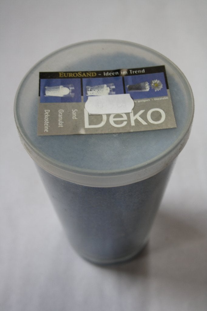 1 stuks eberhard faber decosand korrel blauw 850gram, Verzenden, Nieuw, Overige materialen, Blauw