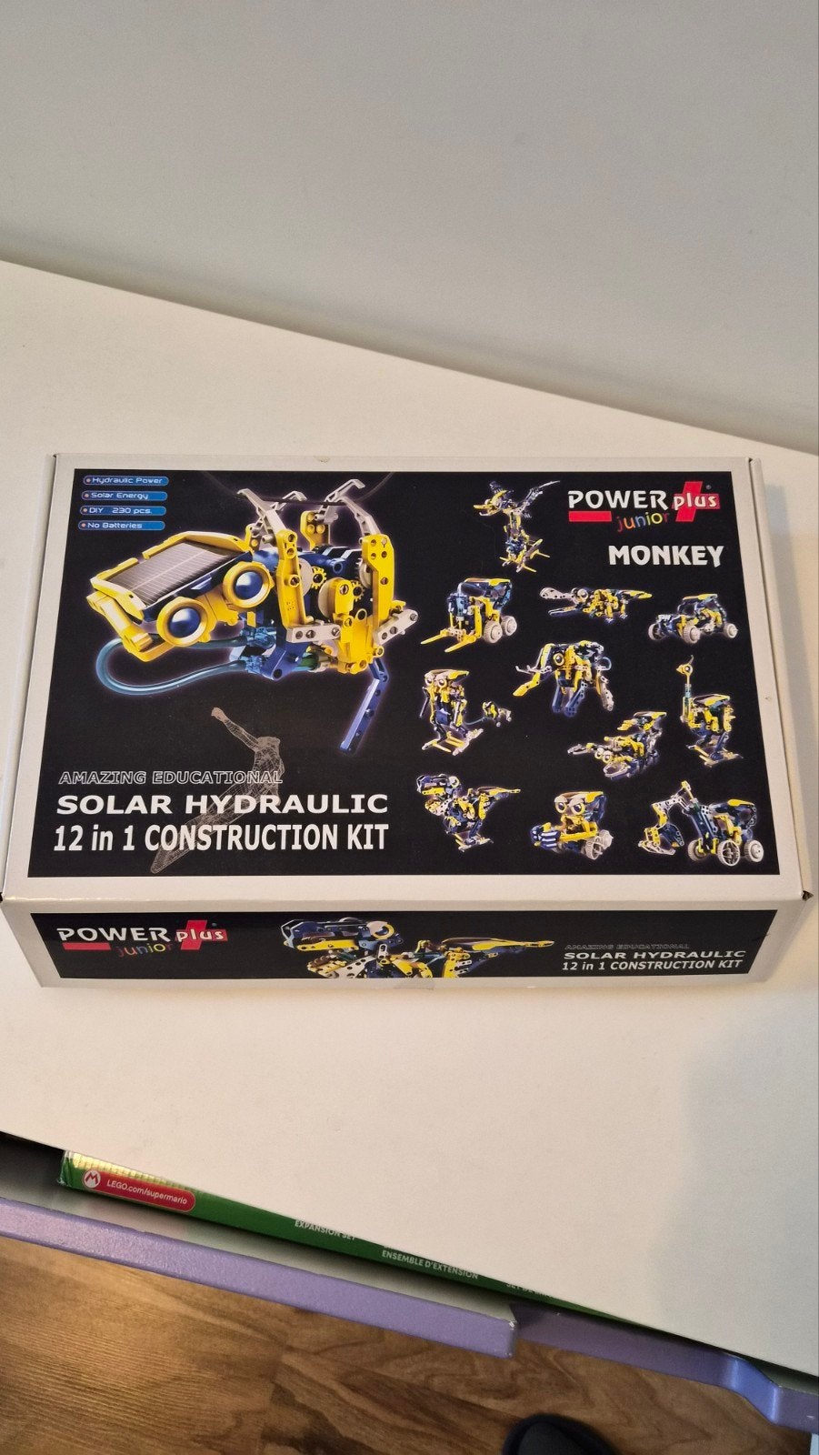 Power Plus Junior Solar Hydraulische 12-in-1 Constructiekit, Ophalen of Verzenden, Gebruikt, Overige merken