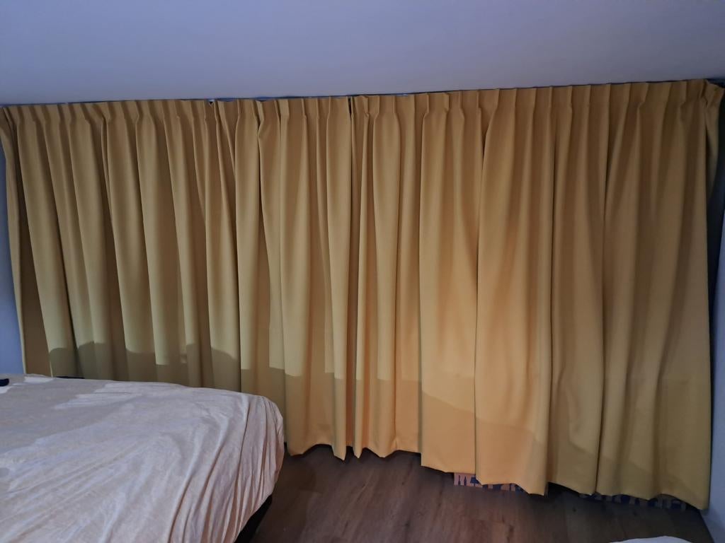 (Oker) Geel Gordijn, Huis en Inrichting, Ophalen