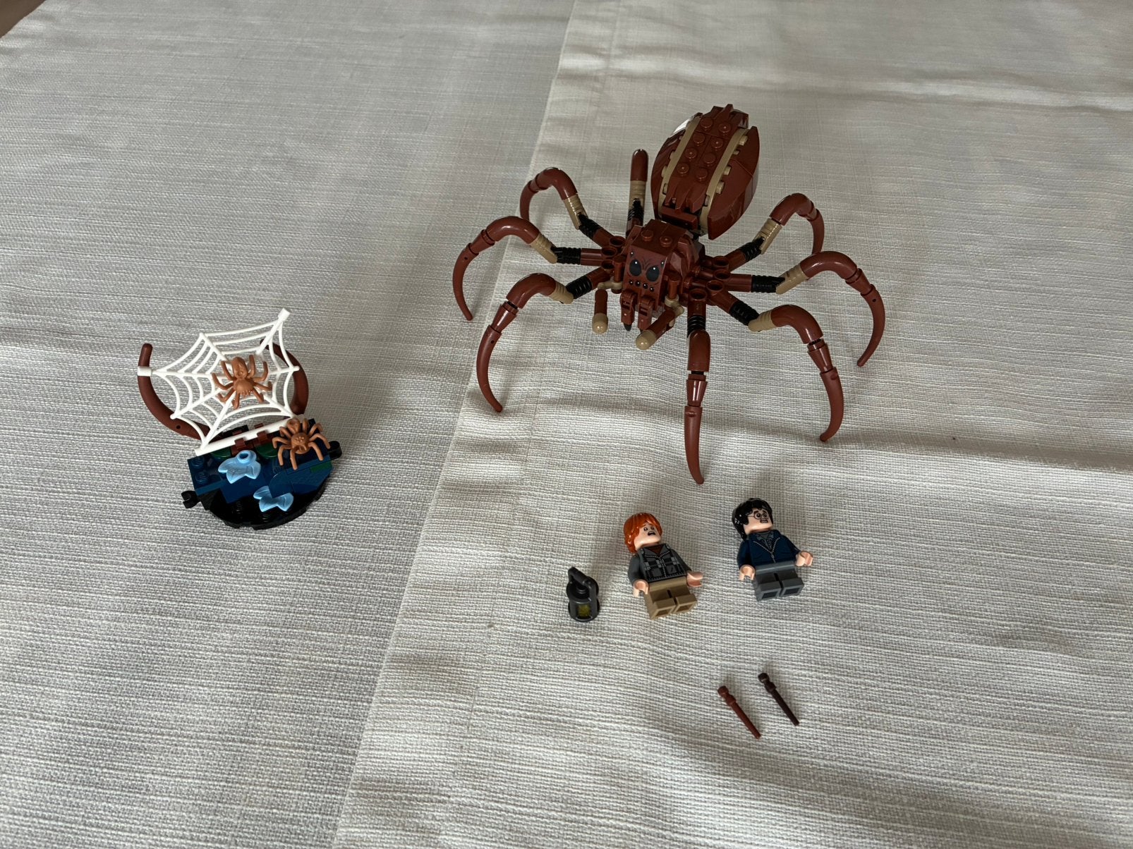 Lego 76434 Aragog in the Forbidden Forest, Gebruikt, Lego, Harry Potter, Ophalen of Verzenden