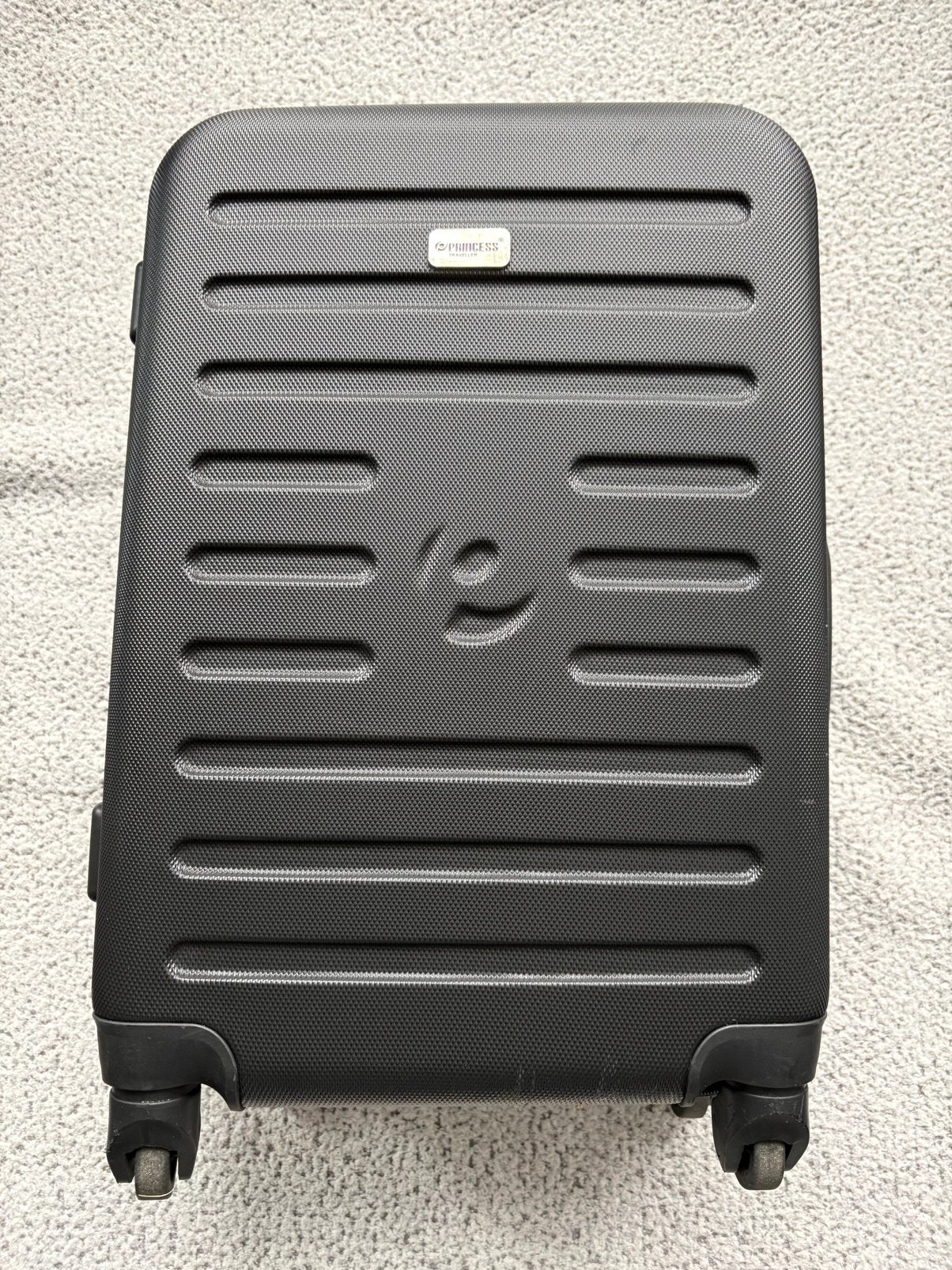 Princess traveller rolkoffer zwart 55x35x25, nieuw!, 50 tot 60 cm, Hard kunststof, Nieuw, 35 tot 45 cm