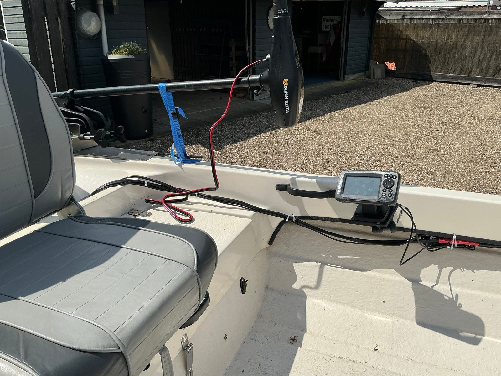 Uttern 4000 visboot met trailer en 8pk Mercury motor, Ophalen, Overige merken, Gebruikt, Tot 10 pk