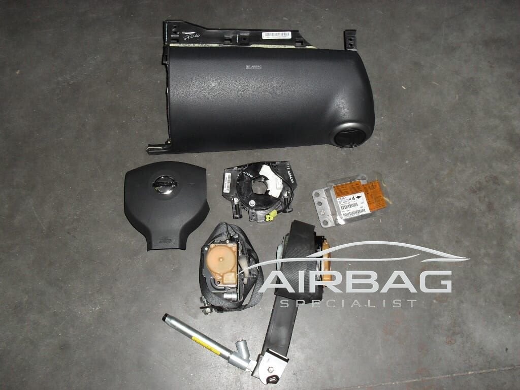 Complete airbag set Nissan Note model 2006-2010, Gebruikt, -, -, Ophalen of Verzenden