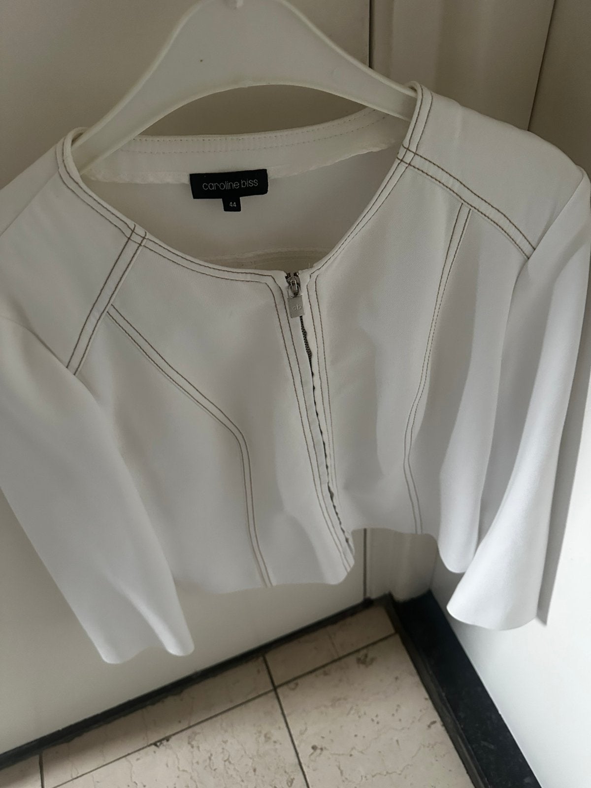 Caroline Biss Bollero, Verzenden, Zo goed als nieuw, Maat 42/44 (L), Blauw