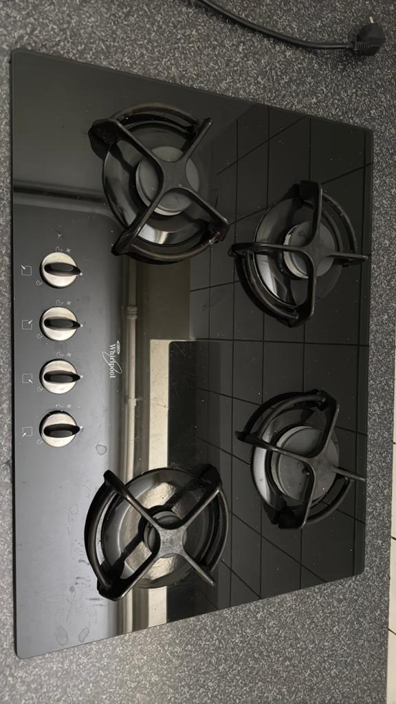 Kookplaat gas whirlpool, Ophalen of Verzenden, Inbouw, Gas, 4 kookzones