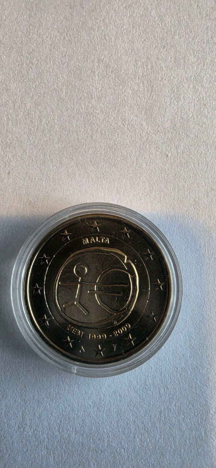 Malta 2 Euro munt 2009 UEM 1999-2009 (UNC), Ophalen of Verzenden, Malta, 2 euro, Losse munt