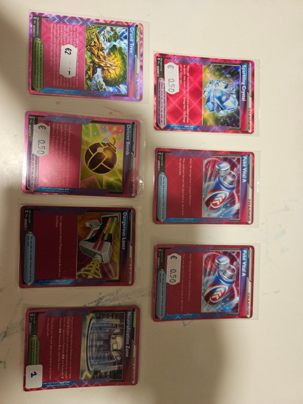 Pokémon Trainer Kaarten Set - Diverse Trainers, Hobby en Vrije tijd, Ophalen of Verzenden, Gebruikt, Meerdere kaarten