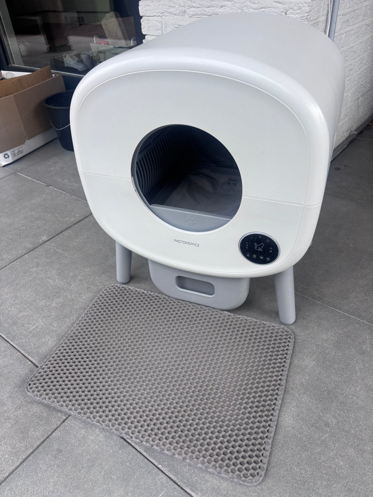 Automatisch reinigende kattenbak, Ophalen, Zelfreinigend, Zo goed als nieuw