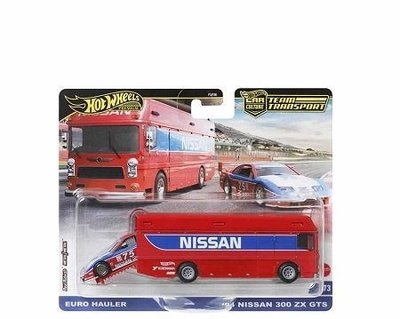 2-Pack Nissan 300 ZX GTS + Euro Hauler 1:64 Hotwheels Premiu, Tschuiten@hotmail.com, Duitsland, Auto, Hotwheels Premium