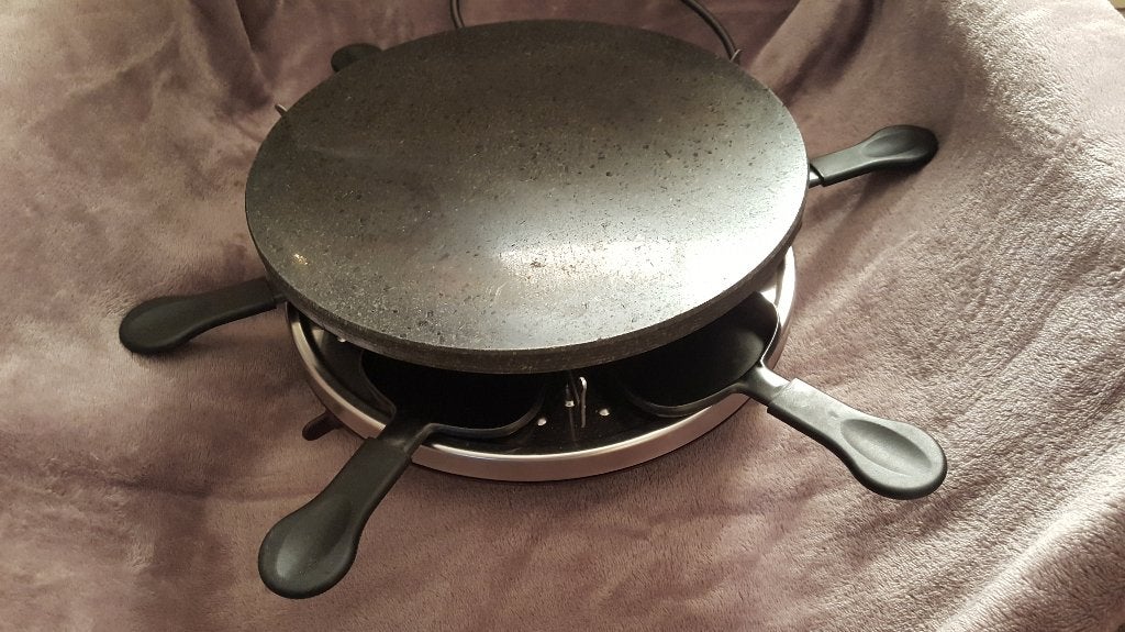 Philips Luna Raclette, grill, raclettegrill. S3, Tweedehands verkoop, Tweedehands verkoop, Ophalen of Verzenden, Geen@idee.nl