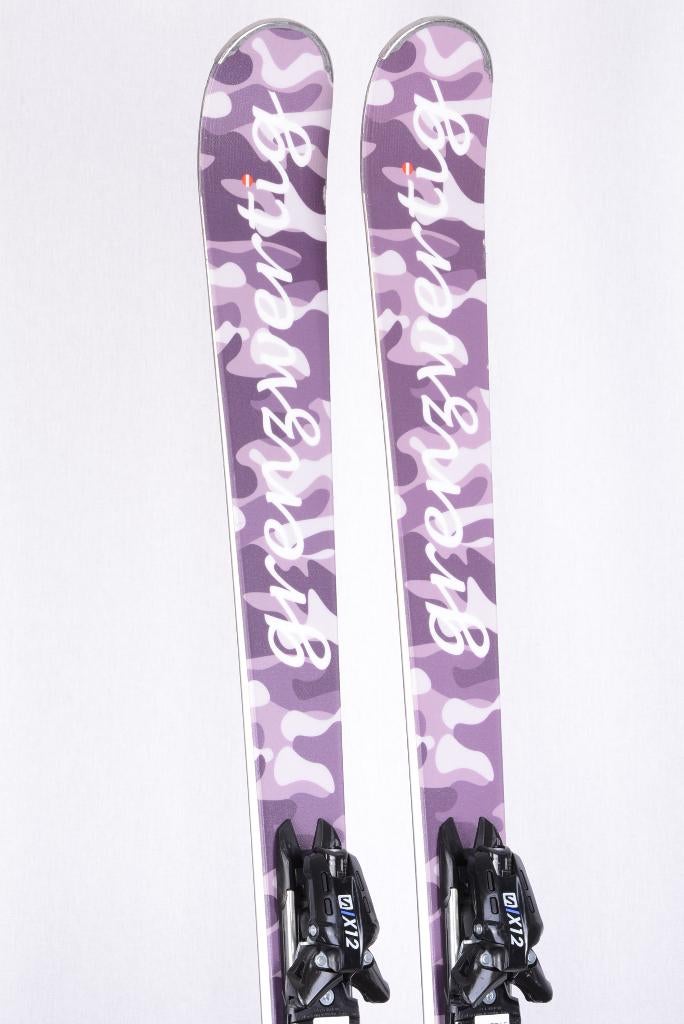 167 ski's GRENZWERTIG ALL MOUNTAIN 77, titanal + Salomon X12, Sport en Fitness, Skiën en Langlaufen, 160 tot 180 cm, Gebruikt