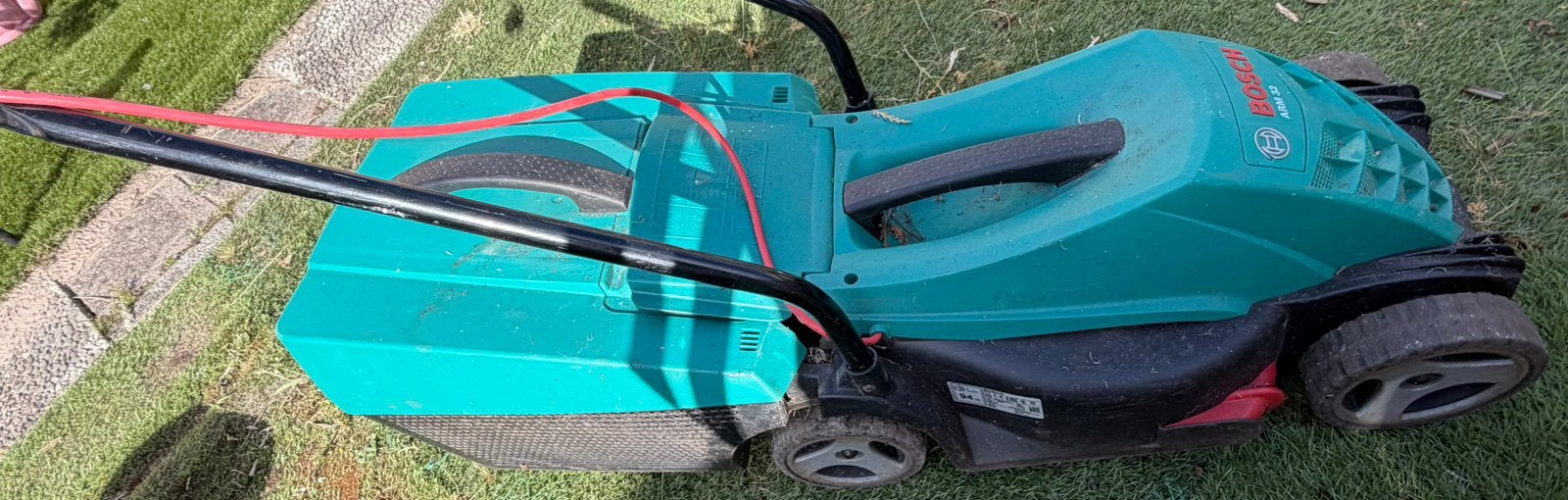 Bosch Arm 32 electrische grasmaaimachine 3 standen, Ophalen, Gebruikt, Elektrische grasmaaier, Opvangbak