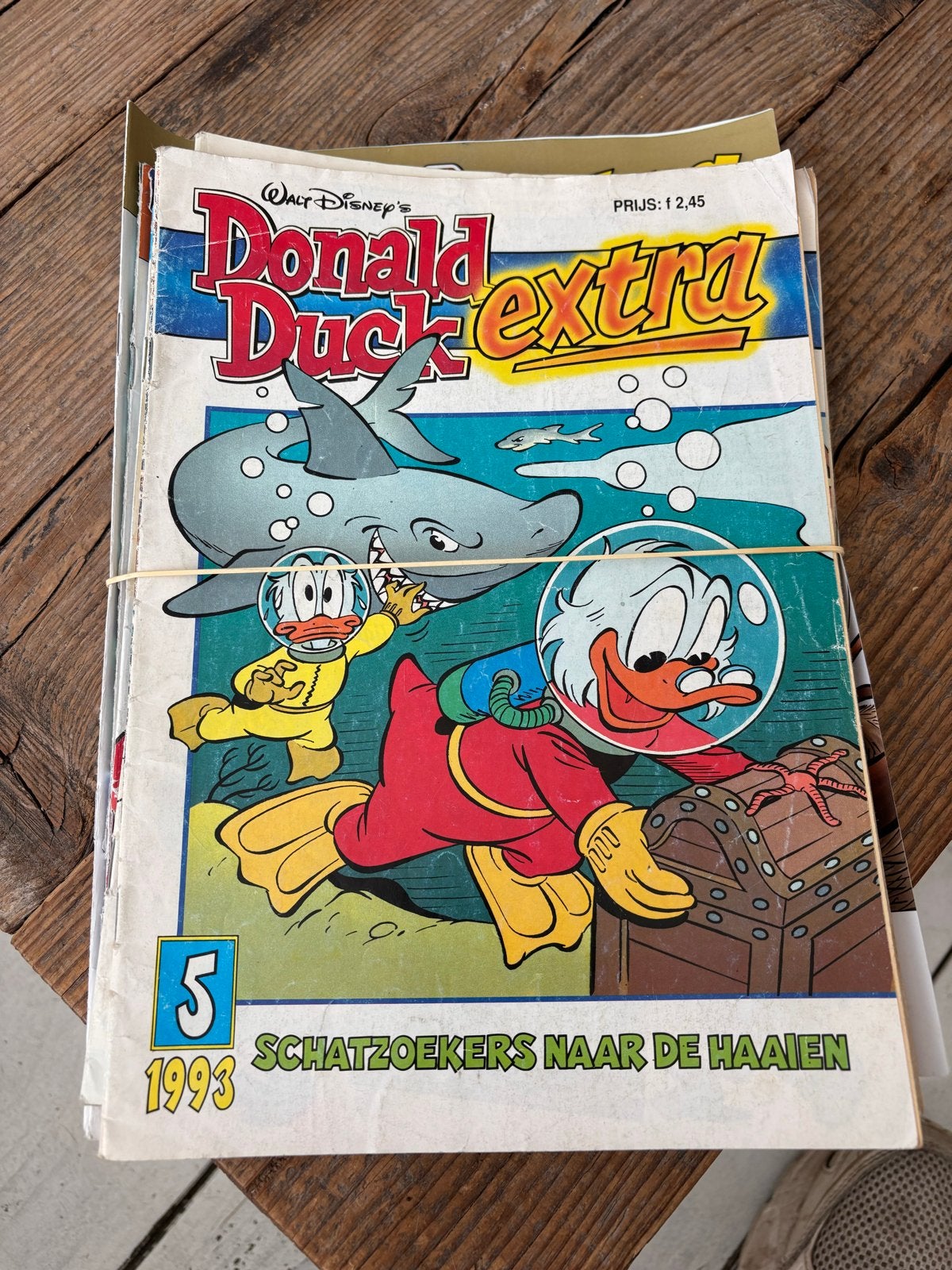 Donald Duck Extra - 8 stuks uit 1993, Meerdere stripboeken, Ophalen of Verzenden, Gelezen