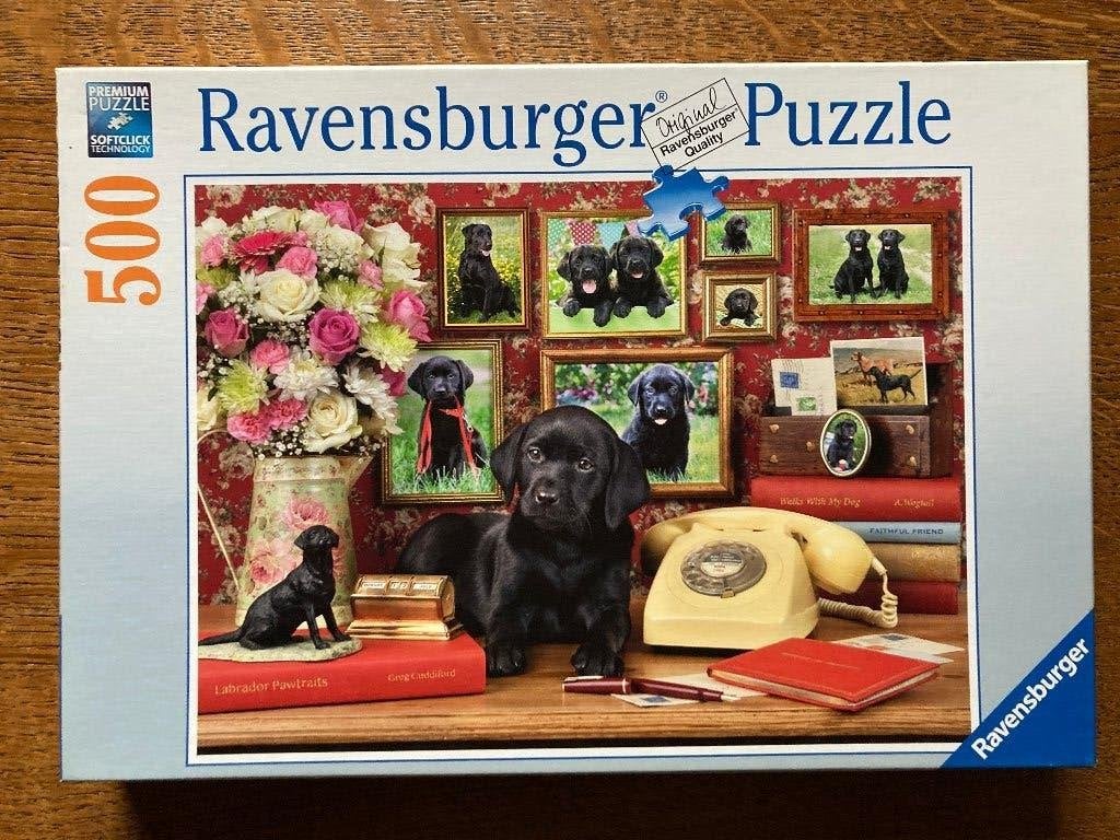 Ravensburger puzzel - Mijn trouwe vrienden - 500 pcs - zgan, Ophalen of Verzenden, 500 t/m 1500 stukjes, Zo goed als nieuw