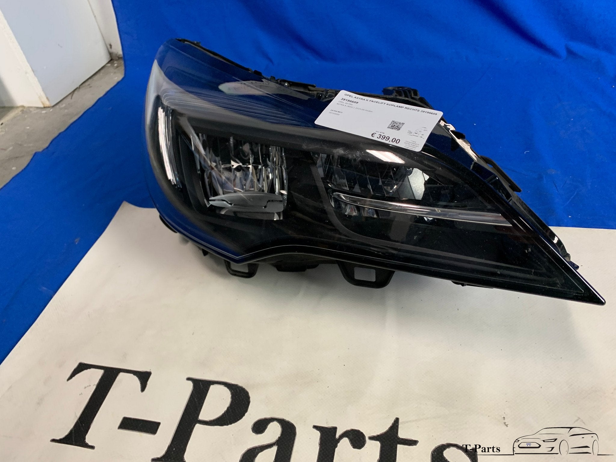 Opel astra K facelift koplamp rechts 39195689 lamp, Info@fabrikant.eu, Opel, Ophalen of Verzenden, Fabrikantstraat 1
1000 AA  Amsterdam
