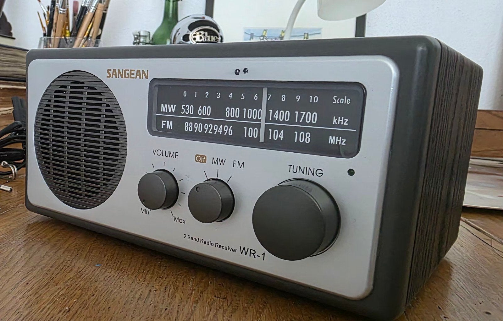 Sangean WR-1 FM/AM Radio - Klassiek Design, Geweldig Geluid, Audio, Tv en Foto, Radio's, Ophalen of Verzenden, Gebruikt, Radio