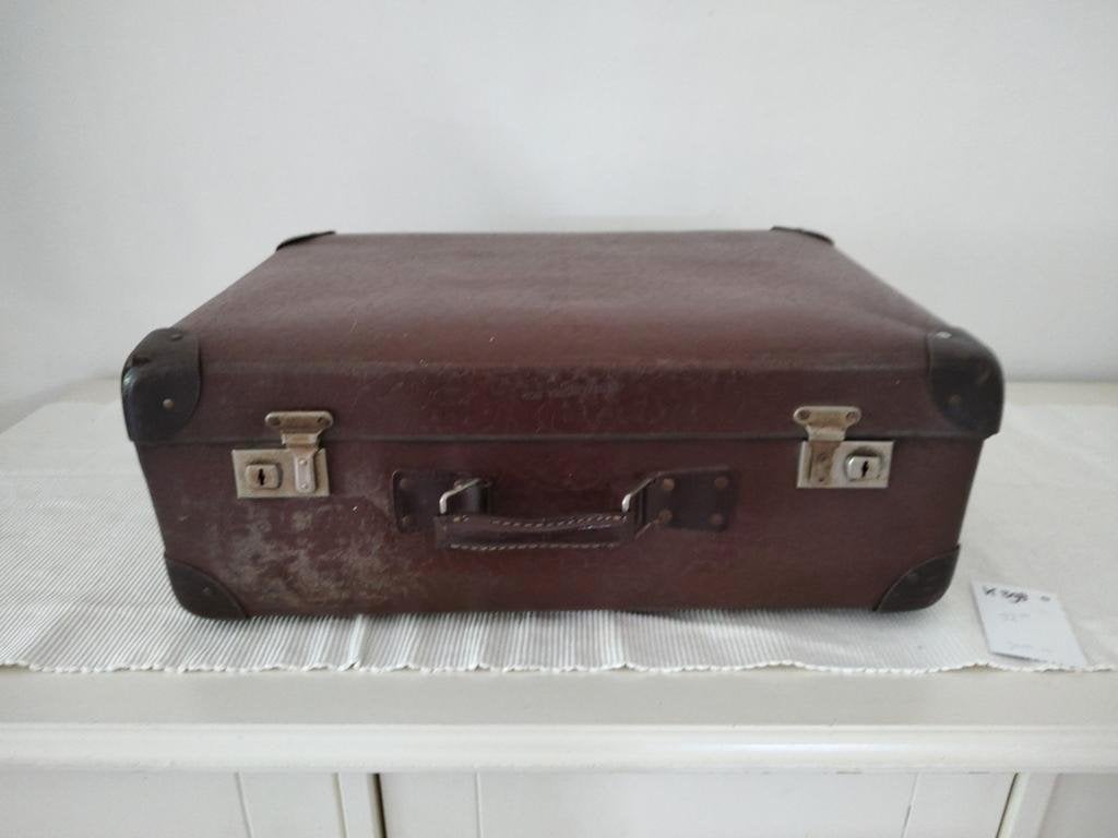 K398 VINTAGE jaren 40 koffer VULCAN FIBRE, Overige materialen, Gebruikt, -, -