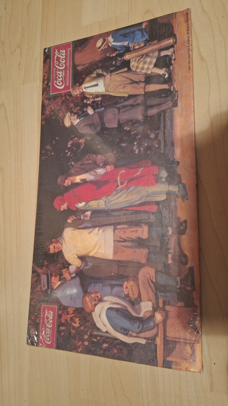 Vintage Coca-Cola Karton - 1991 Verzamelaarsitem, Verzamelen, Ophalen, Nieuw, Verpakking
