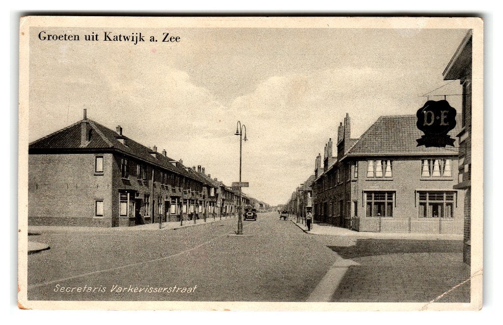 Katwijk aan Zee, Secretaris Varkevisserstraat, Verzenden, 1920 tot 1940, Gelopen, Zuid-Holland