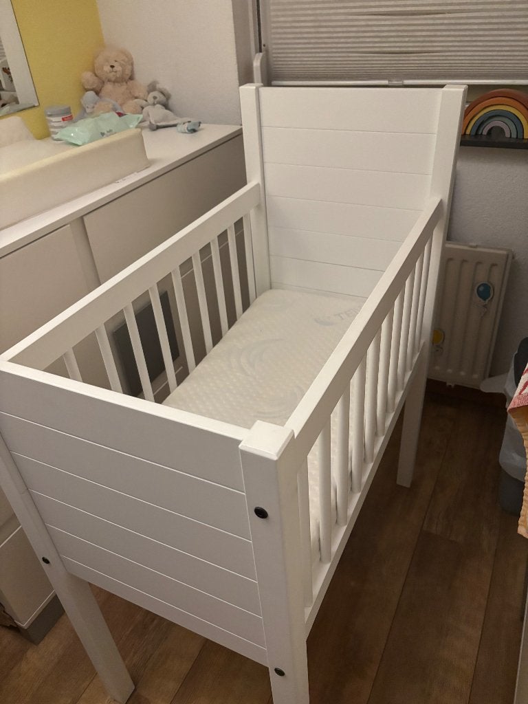 Kidsmill Noa wieg met Puck matras, Ophalen, Zo goed als nieuw, Wieg
