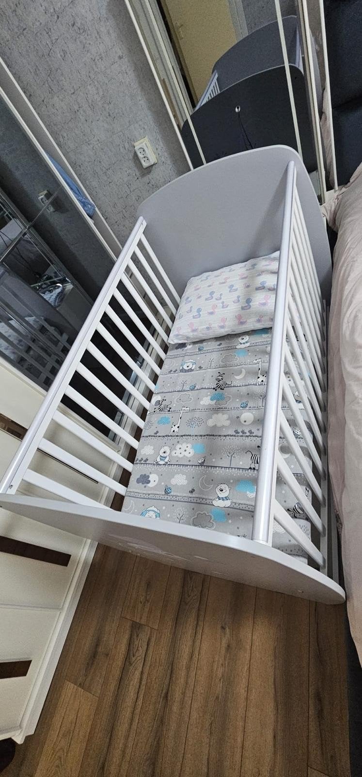 Baby bedje Polini, Ophalen, Minder dan 140 cm, Minder dan 70 cm