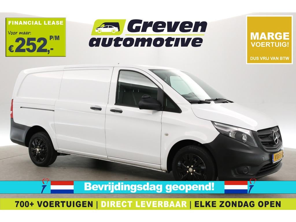 Mercedes-Benz Vito 111 CDI Lang | MARGE | 3 Zits | Airco | C, Voorwielaandrijving, Stof, Gebruikt, Euro 6