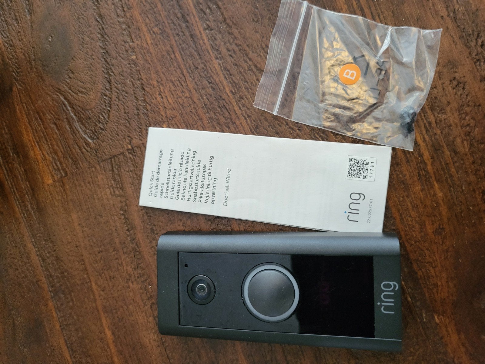 nieuwe Ring Doorbell Wired - Slimme videodeurbel, Ophalen of Verzenden, Nieuw